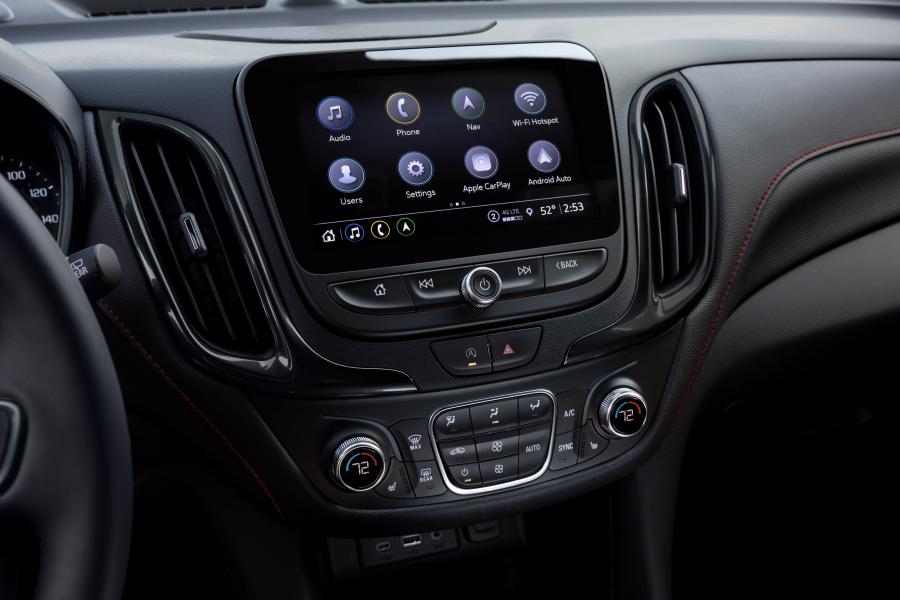 Детали интерьера Chevrolet Equinox RS 2020 года  (NA) (фото 18 из 23)